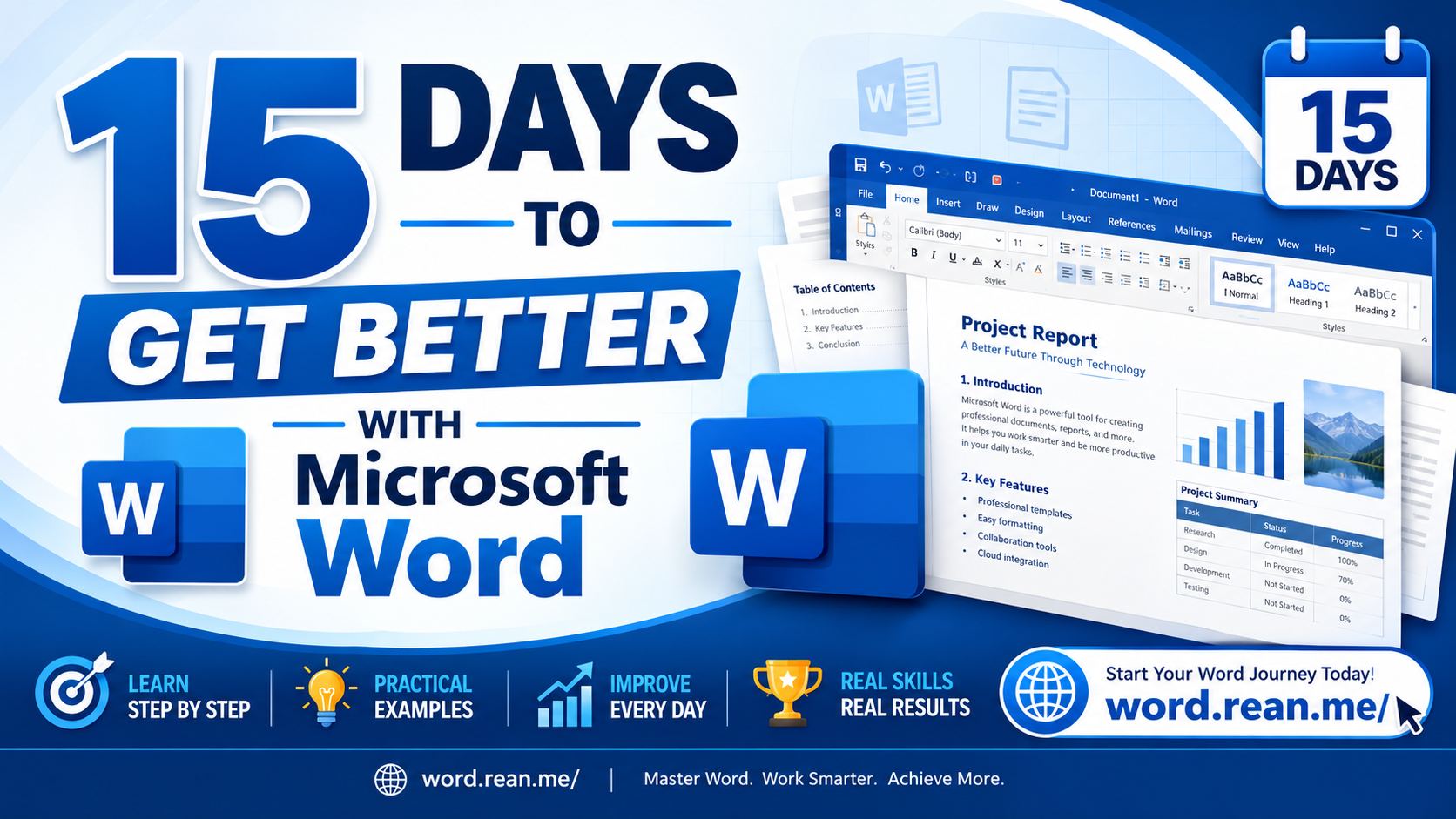 15 Days to Get Better with Microsoft Word in Khmer
